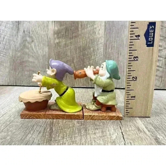 Dopey & Sleepy Lot Snow White & The Seven Dwarfs Disney Figure 65th Anniversary - Picture 6 of 8
